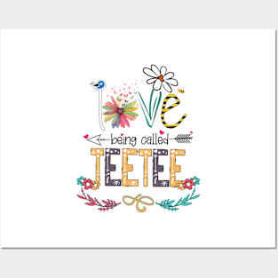 Love Being Called Teetee Happy Mother's Day Posters and Art